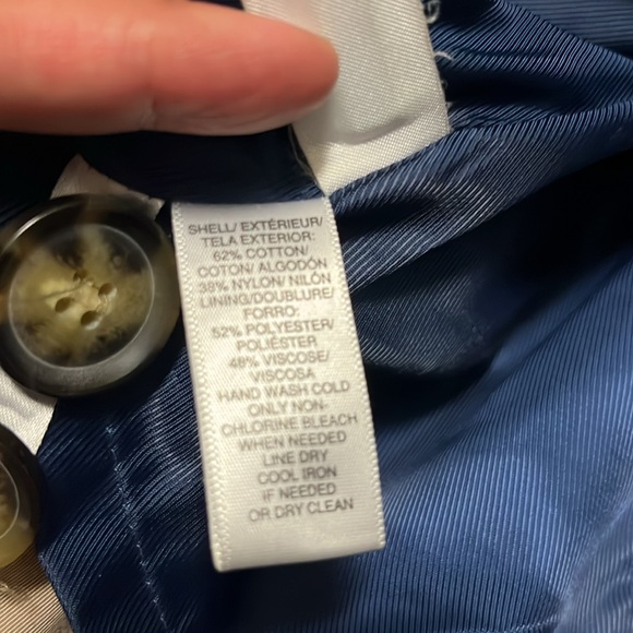 Host Pick Loft Women's Size 4 Petite Tan Pea Coat W/Pockets - Picture 15 of 15